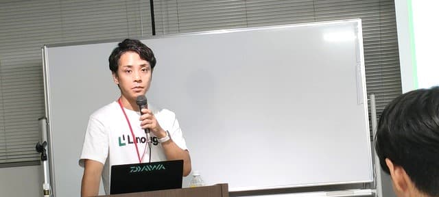 登壇される 株式会社ライナフ取締役 営業部 部長杉村 空 氏