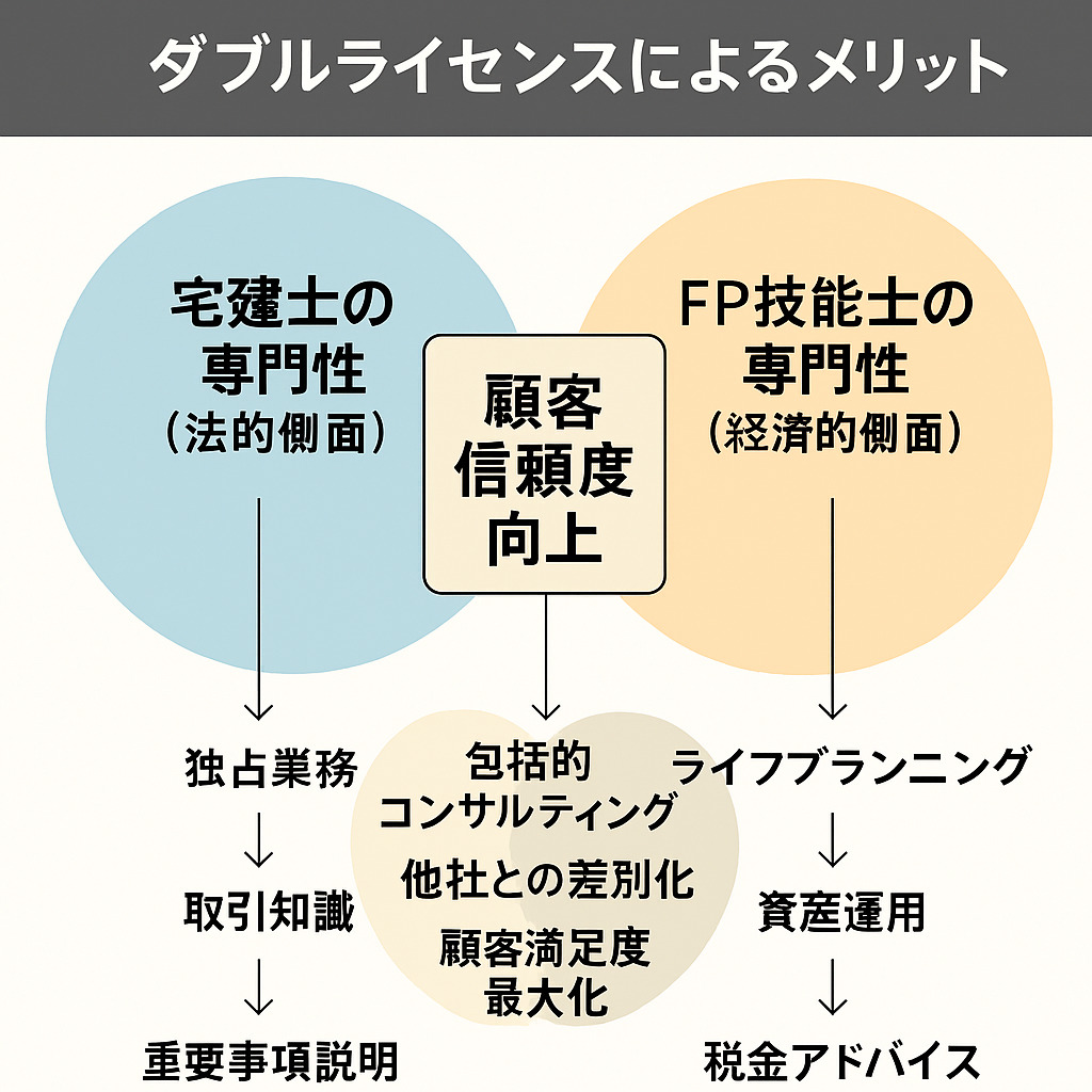 ダブルライセンスによるメリット