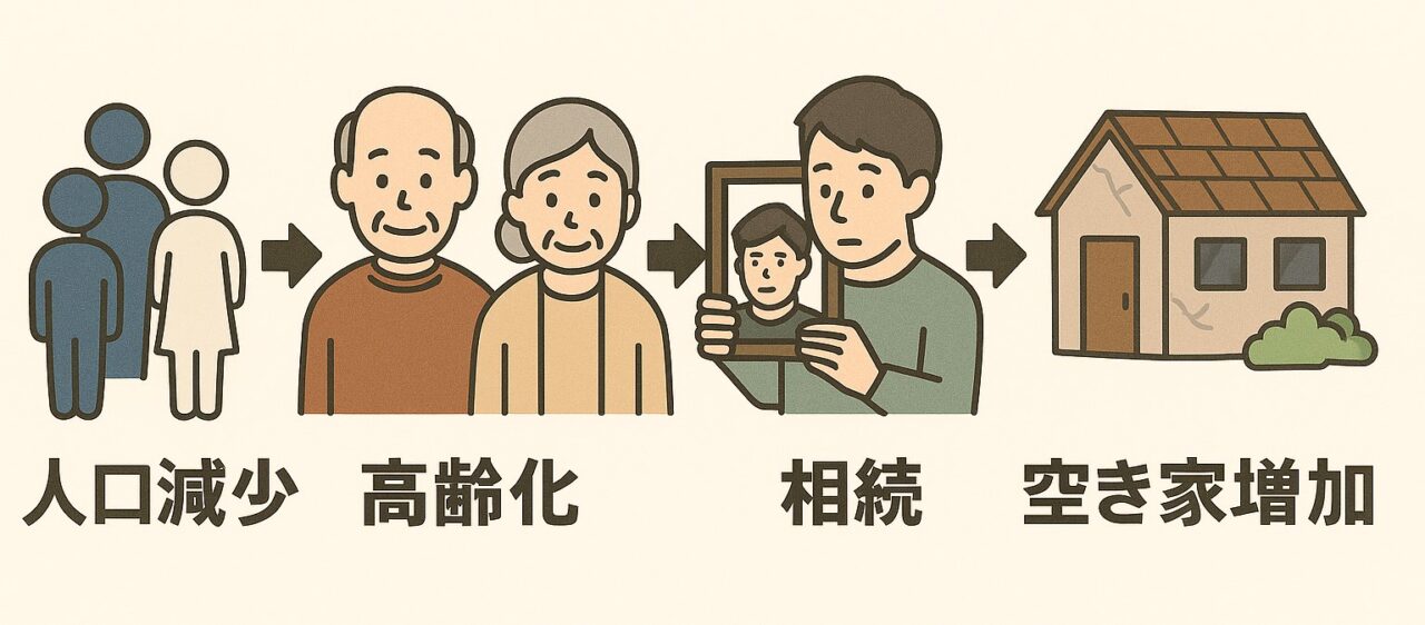 空き家率13.8％の衝撃イラスト